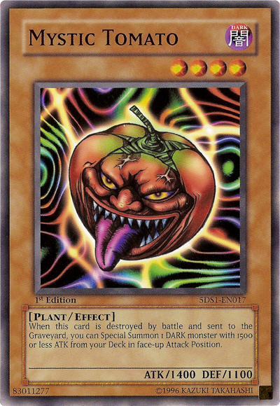 Mystic Tomato [5DS1-EN017] Common | Gam3 Escape