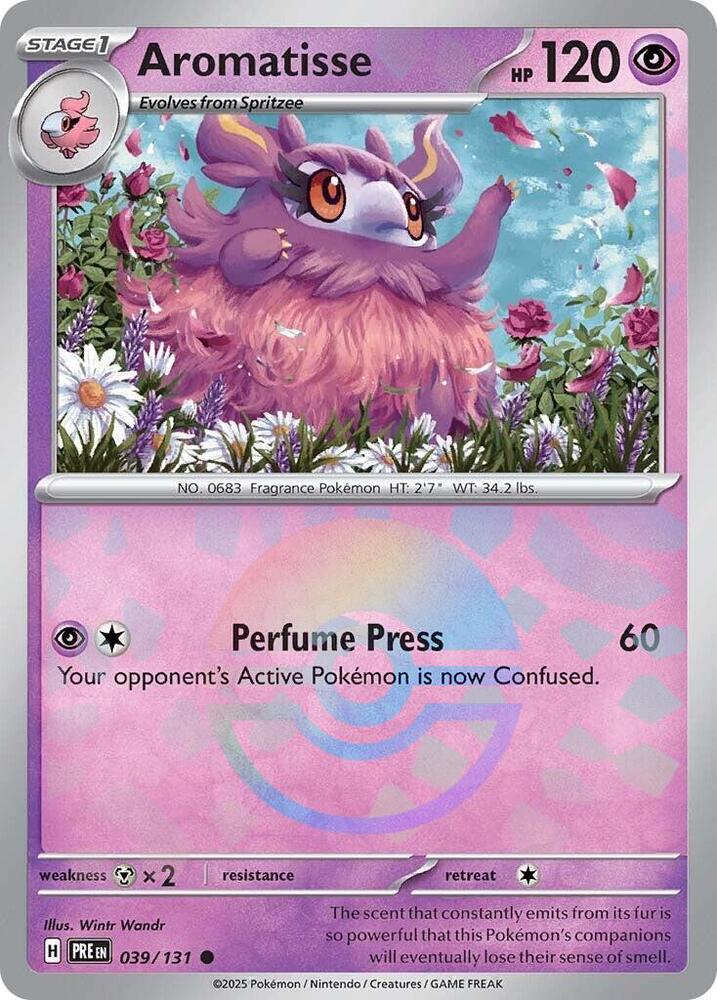 Aromatisse (039/131) (Poke Ball Pattern) [Scarlet & Violet: Prismatic Evolutions] | Gam3 Escape