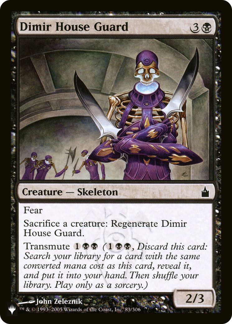 Dimir House Guard [The List Reprints] | Gam3 Escape