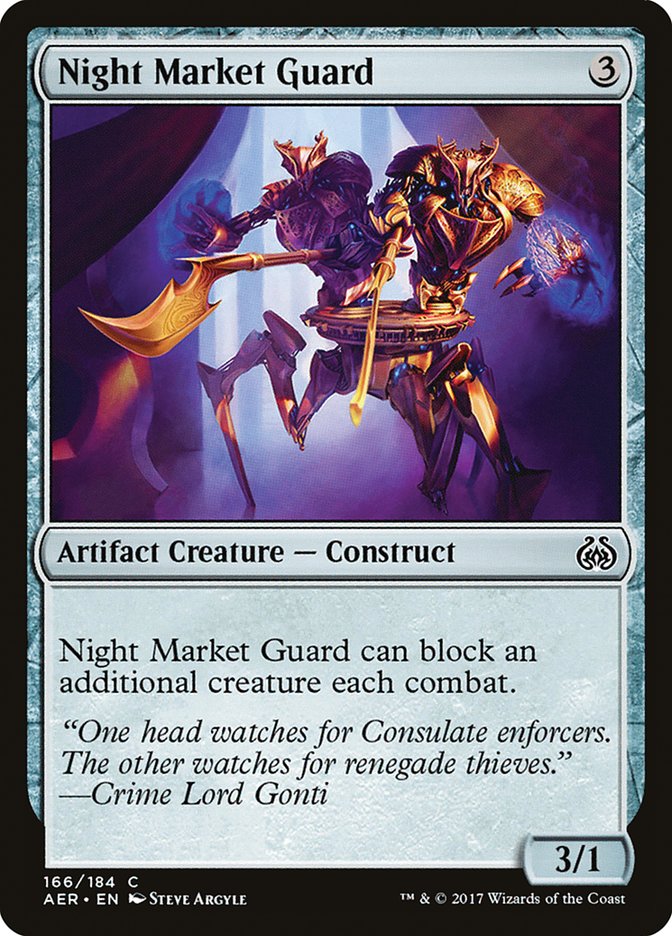 Night Market Guard [Aether Revolt] | Gam3 Escape