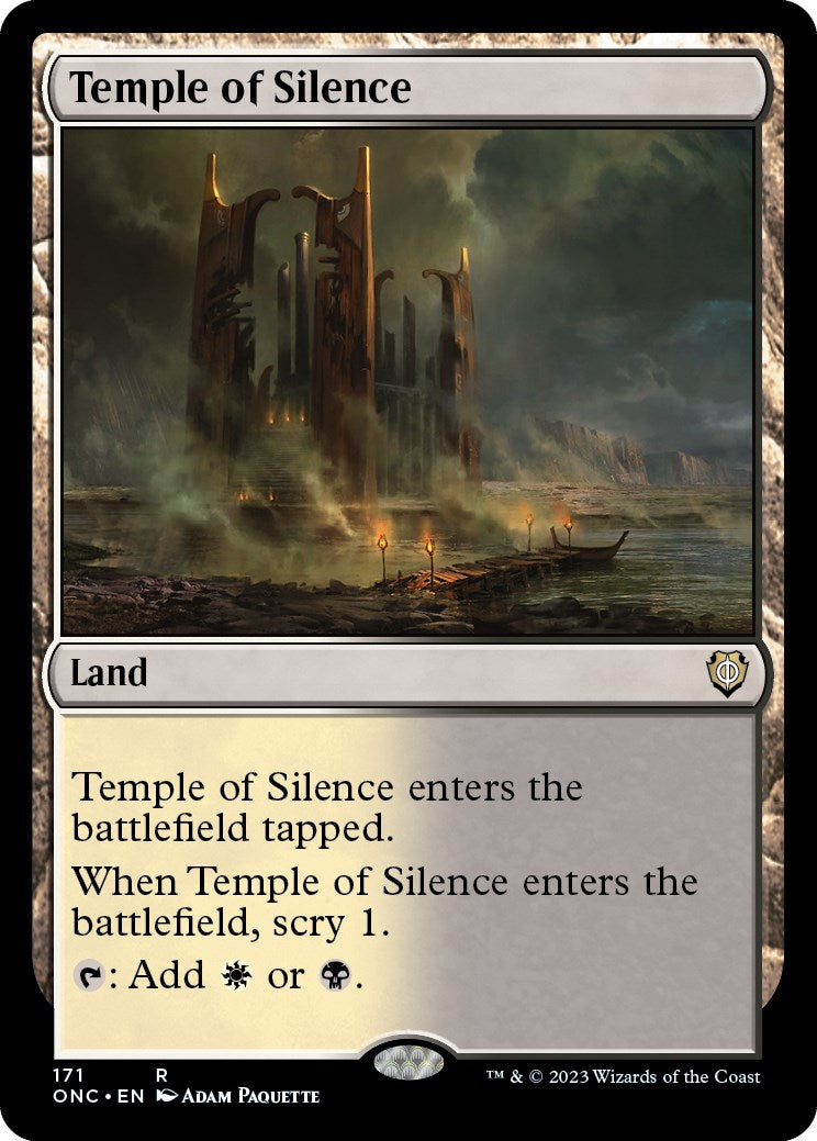 Temple of Silence [Phyrexia: All Will Be One Commander] | Gam3 Escape