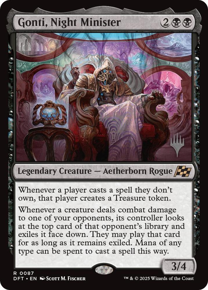 Gonti, Night Minister (Promo Pack) [Aetherdrift Promos] | Gam3 Escape