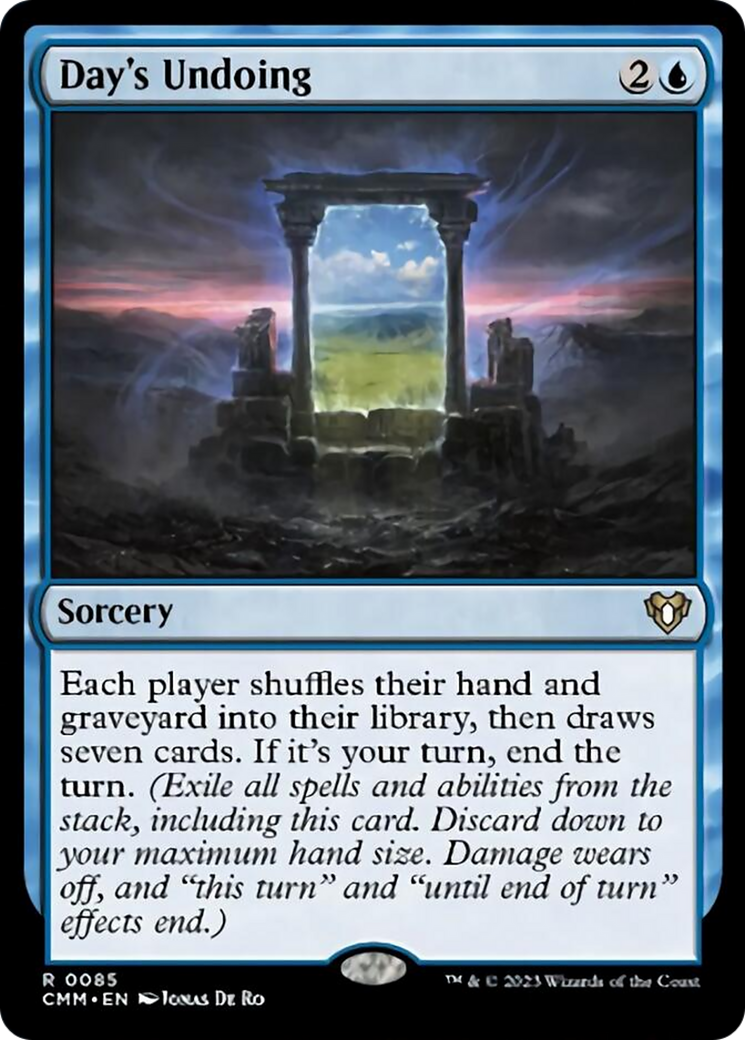 Day's Undoing [Commander Masters] | Gam3 Escape