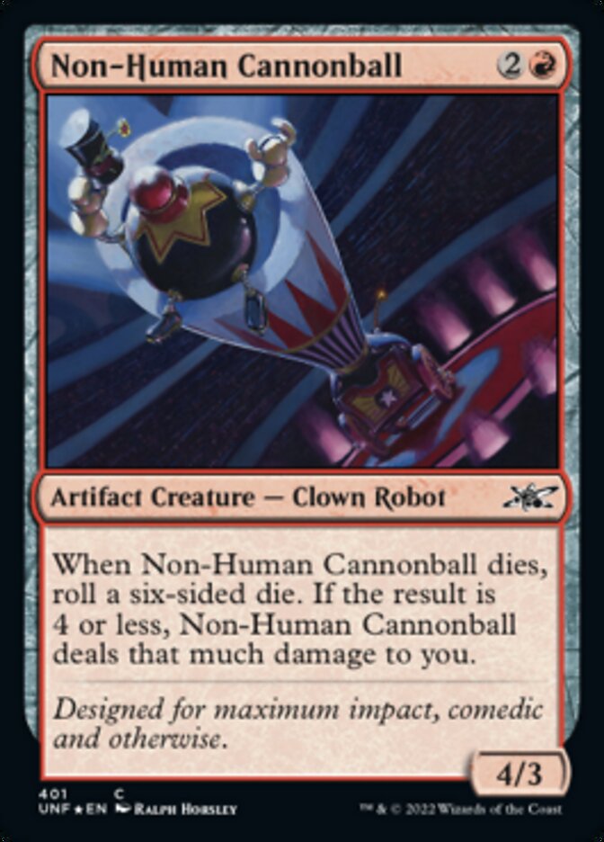 Non-Human Cannonball (Galaxy Foil) [Unfinity] | Gam3 Escape