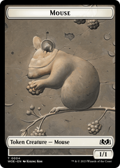 Mouse // Food (0011) Double-Sided Token [Wilds of Eldraine Tokens] | Gam3 Escape