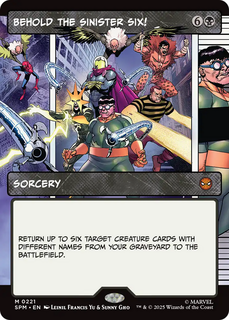 Behold the Sinister Six! (Borderless) [Marvel's Spider-Man] | Gam3 Escape