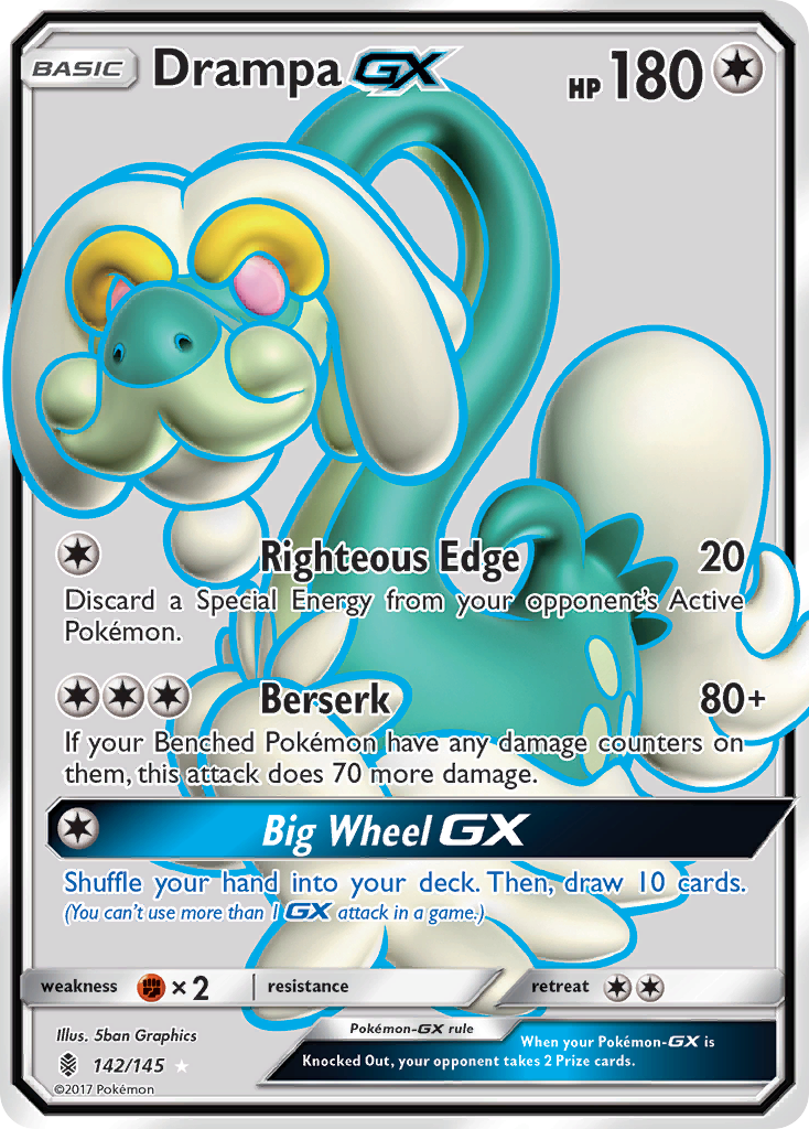 Drampa GX (142/145) [Sun & Moon: Guardians Rising] | Gam3 Escape