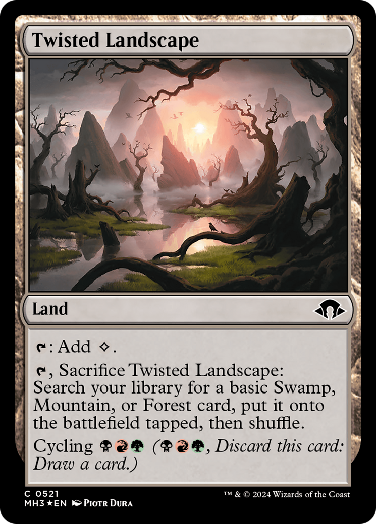 Twisted Landscape (Ripple Foil) [Modern Horizons 3] | Gam3 Escape