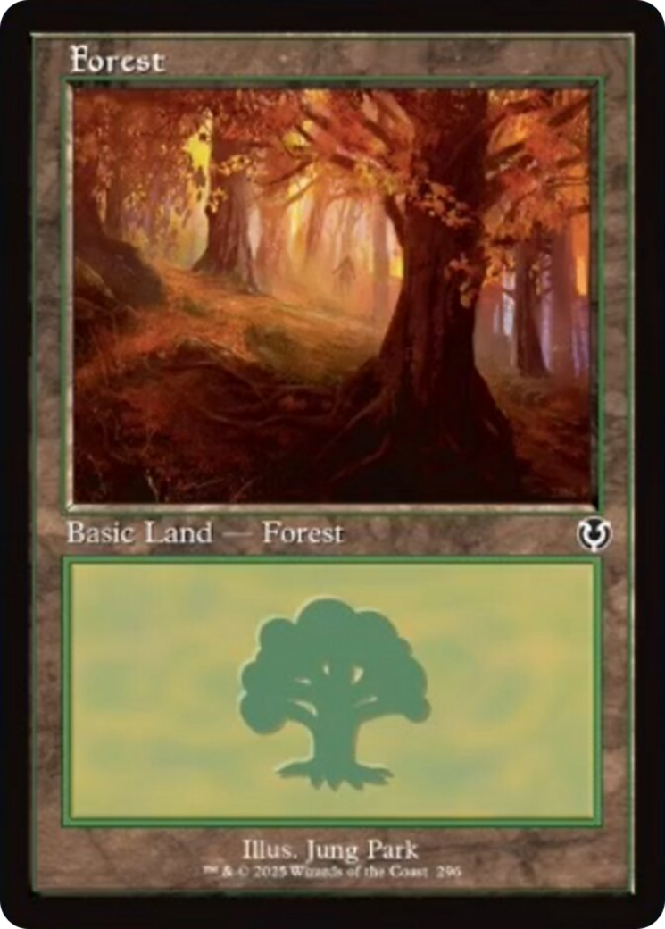 Forest (296) (Retro Frame) [Innistrad Remastered] | Gam3 Escape