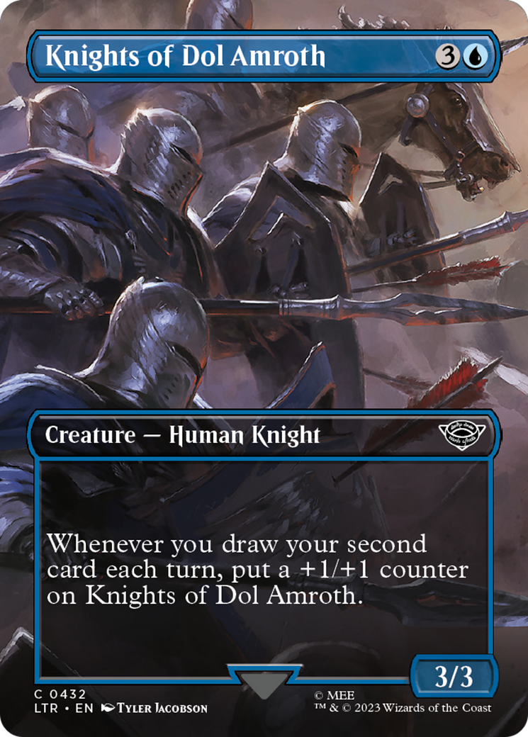 Knights of Dol Amroth (Borderless Alternate Art) [The Lord of the Rings: Tales of Middle-Earth] | Gam3 Escape