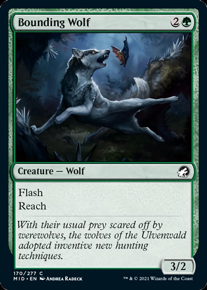 Bounding Wolf [Innistrad: Midnight Hunt] | Gam3 Escape