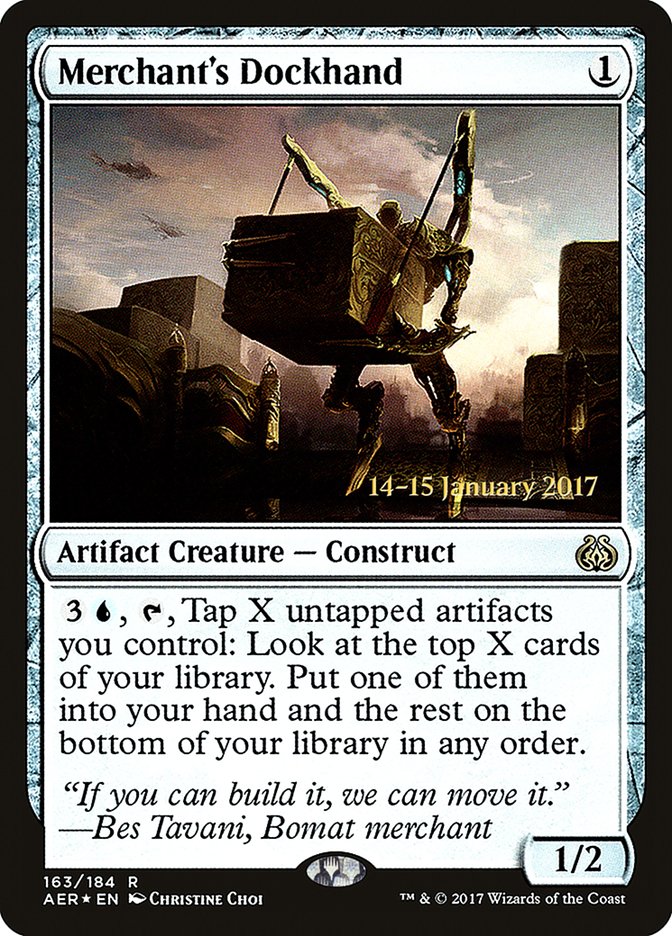 Merchant's Dockhand [Aether Revolt Prerelease Promos] | Gam3 Escape