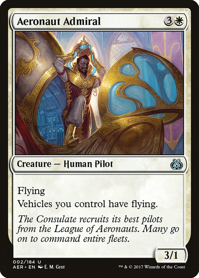Aeronaut Admiral [Aether Revolt] | Gam3 Escape