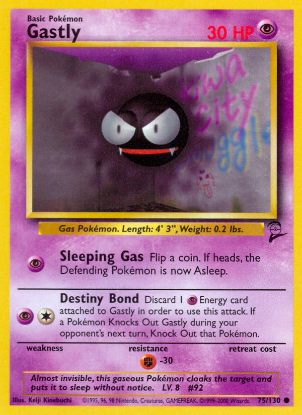 Gastly (75/130) [Base Set 2] | Gam3 Escape