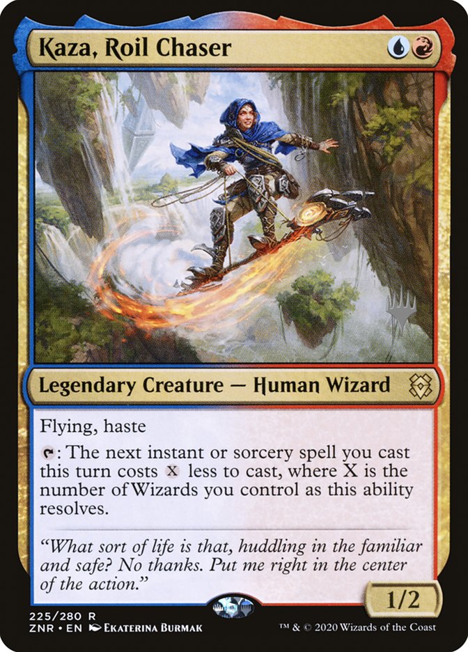 Kaza, Roil Chaser (Promo Pack) [Zendikar Rising Promos] | Gam3 Escape