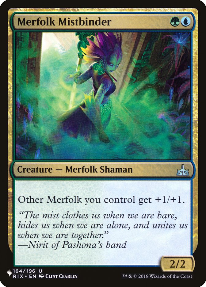 Merfolk Mistbinder [The List] | Gam3 Escape