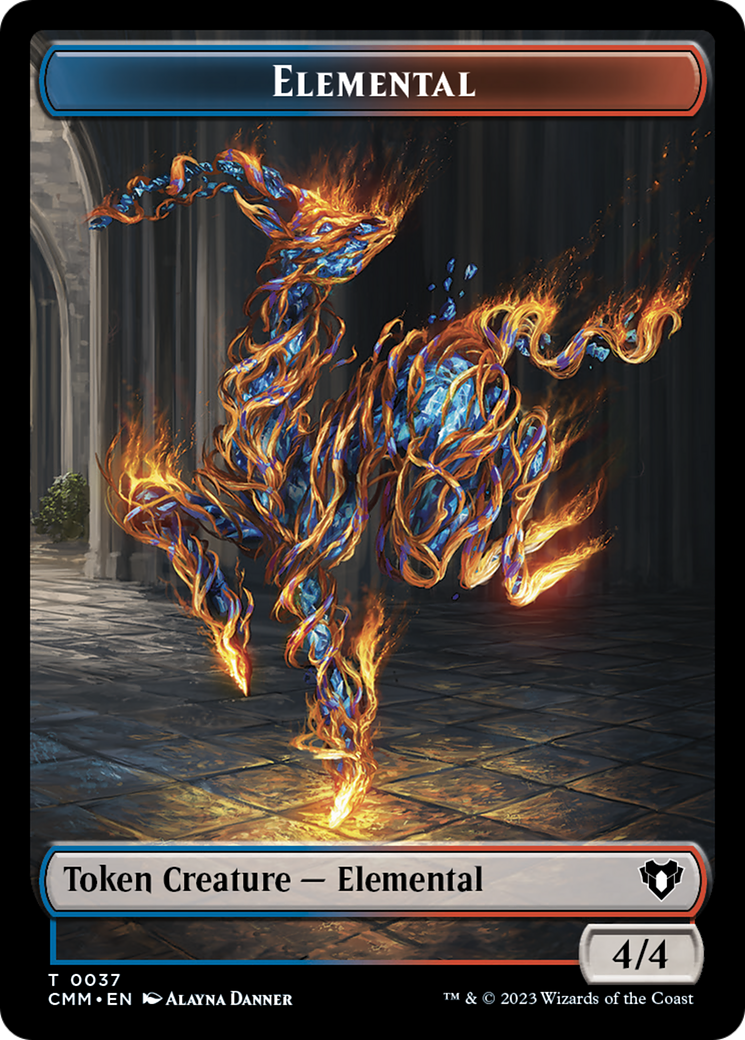 Elemental Token (37) [Commander Masters Tokens] | Gam3 Escape