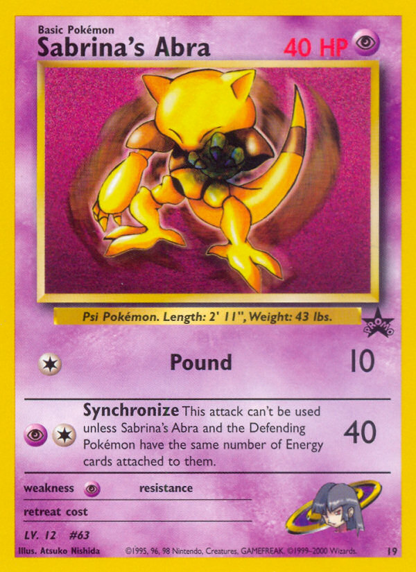 Sabrina's Abra (19) [Wizards of the Coast: Black Star Promos] | Gam3 Escape