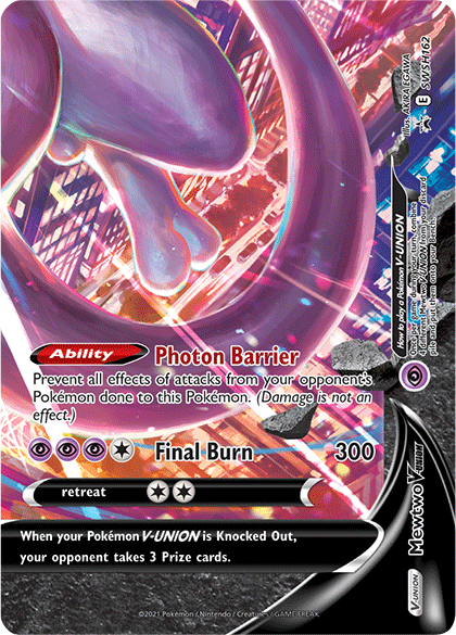 Mewtwo V-Union (SWSH162) [Sword & Shield: Black Star Promos] | Gam3 Escape