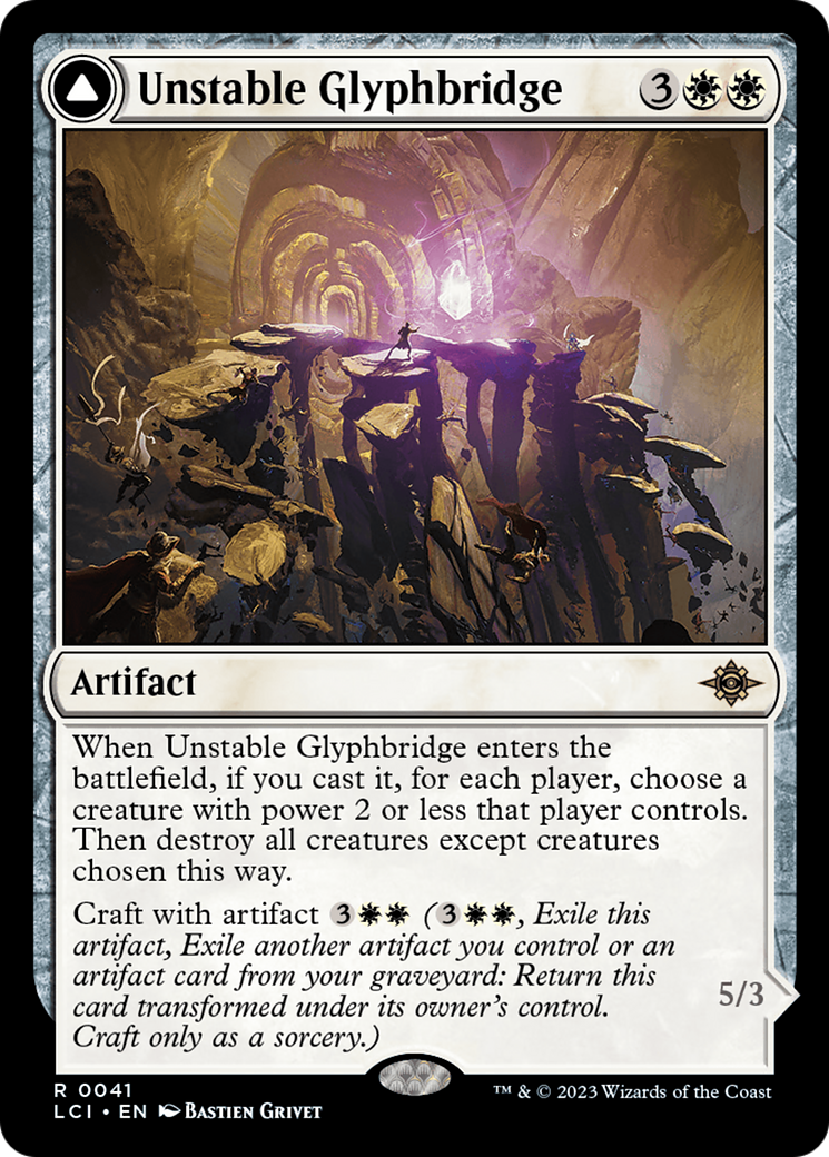 Unstable Glyphbridge // Sandswirl Wanderglyph [The Lost Caverns of Ixalan] | Gam3 Escape