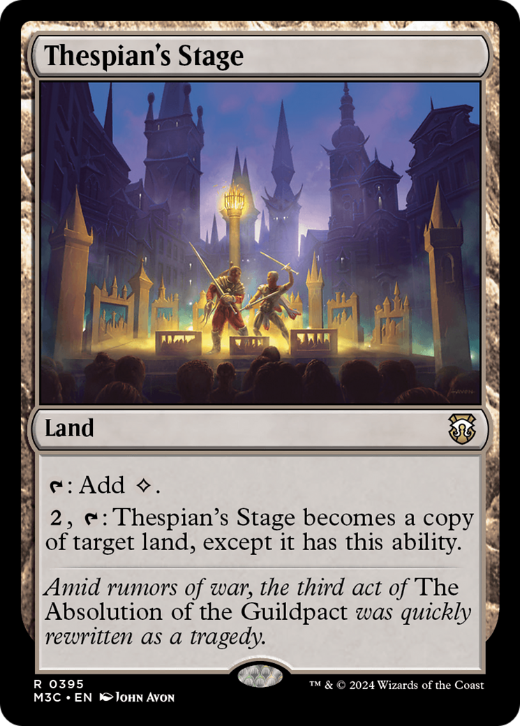 Thespian's Stage (Ripple Foil) [Modern Horizons 3 Commander] | Gam3 Escape