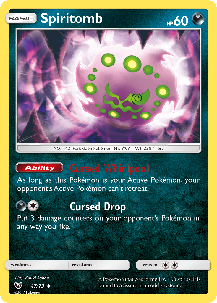 Spiritomb (47/73) [Sun & Moon: Shining Legends] | Gam3 Escape