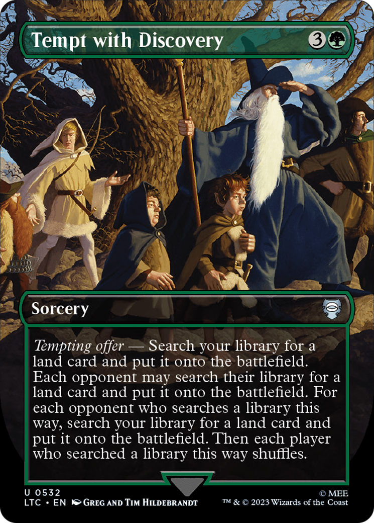 Tempt with Discovery (Borderless) [The Lord of the Rings: Tales of Middle-Earth Commander] | Gam3 Escape
