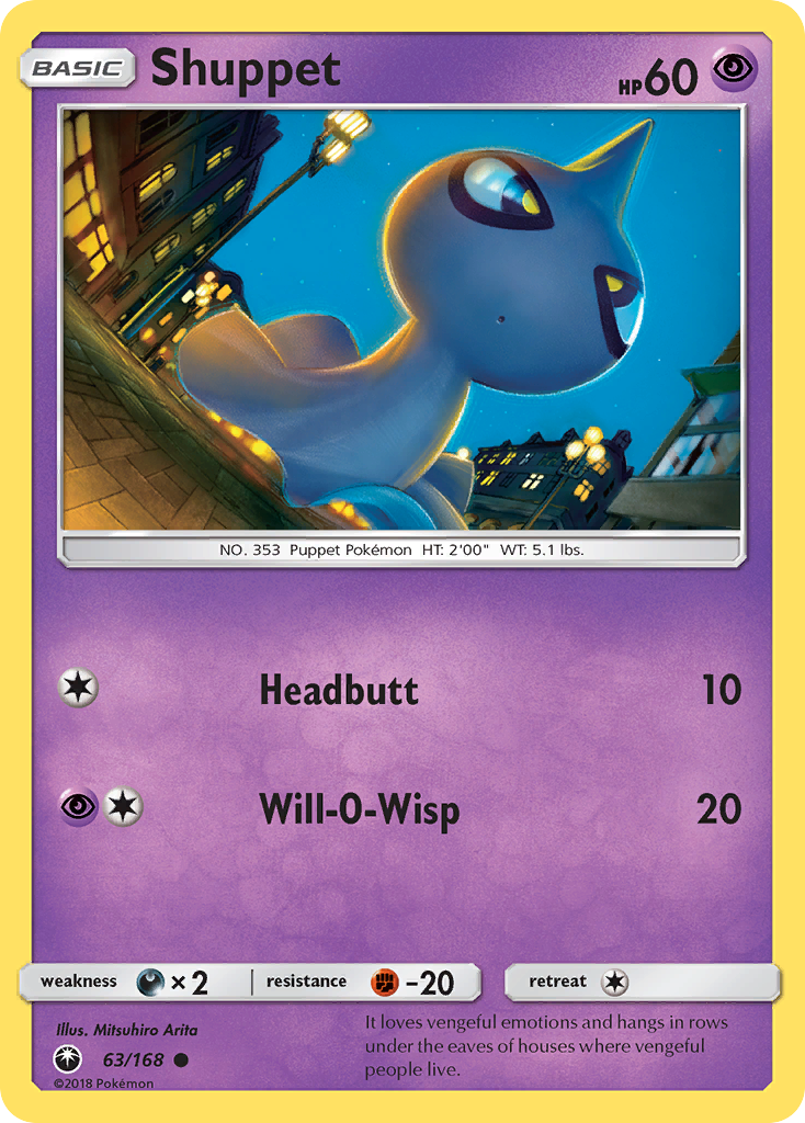 Shuppet (63/168) [Sun & Moon: Celestial Storm] | Gam3 Escape