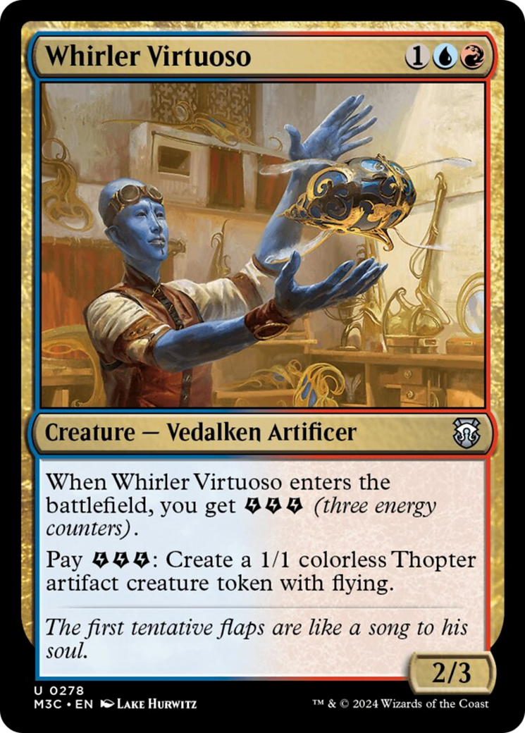 Whirler Virtuoso (Ripple Foil) [Modern Horizons 3 Commander] | Gam3 Escape