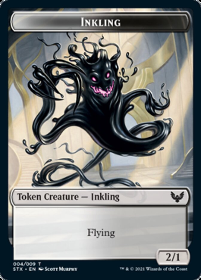 Inkling // Treasure Double-Sided Token [Strixhaven: School of Mages Tokens] | Gam3 Escape