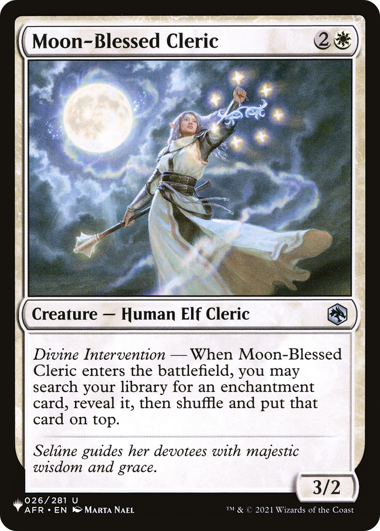 Moon-Blessed Cleric [The List Reprints] | Gam3 Escape