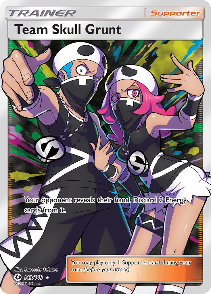 Team Skull Grunt (149/149) [Sun & Moon: Base Set] | Gam3 Escape