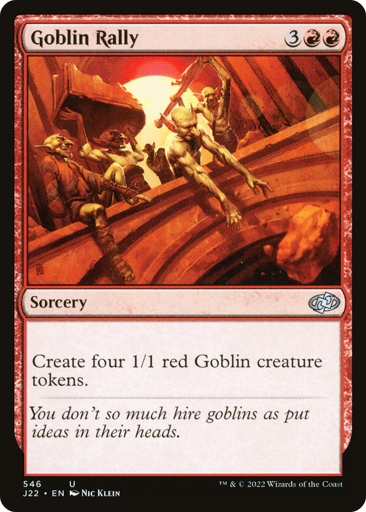 Goblin Rally [Jumpstart 2022] | Gam3 Escape