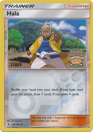 Hala (126/145) (Regional Championship Promo Staff) [Sun & Moon: Guardians Rising] | Gam3 Escape