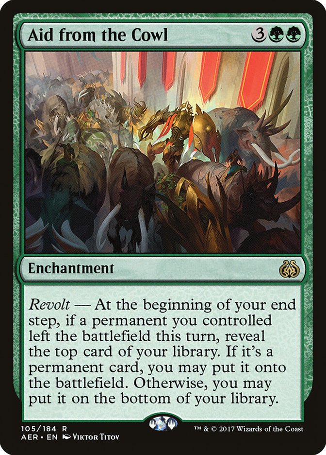 Aid from the Cowl [Aether Revolt] | Gam3 Escape