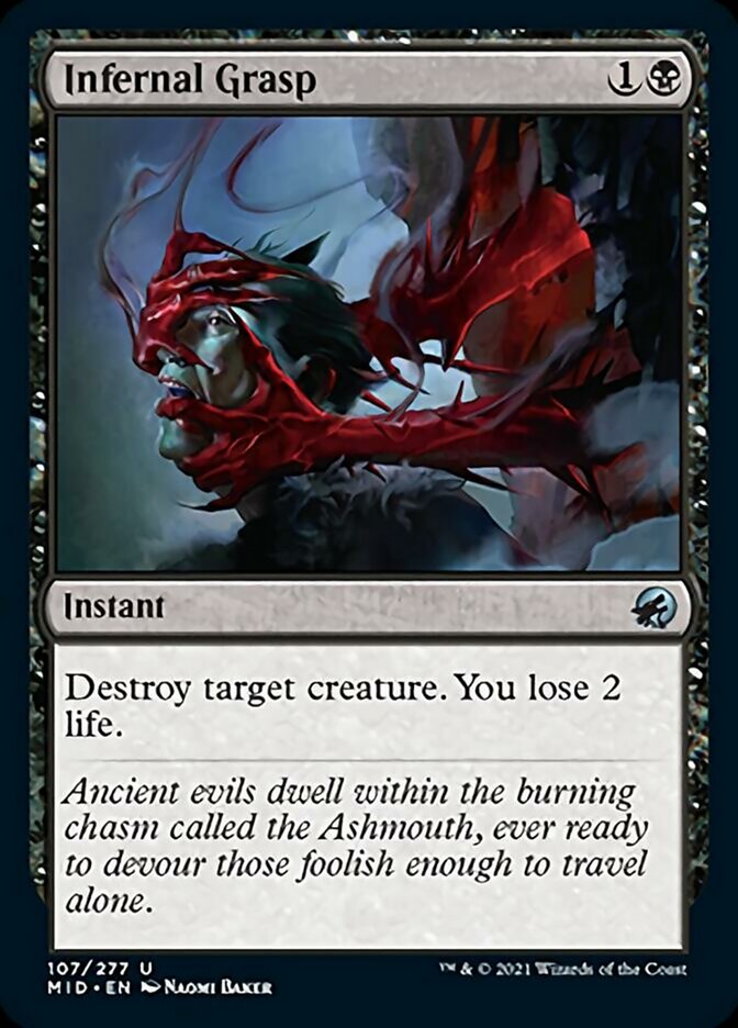 Infernal Grasp [Innistrad: Midnight Hunt] | Gam3 Escape