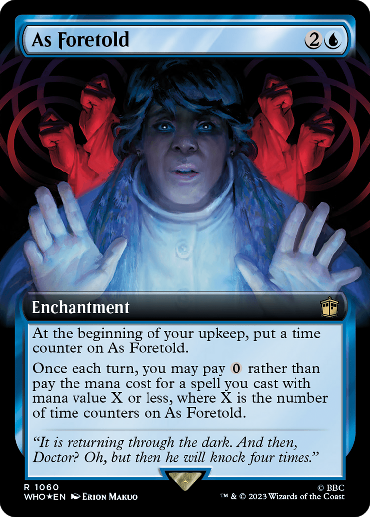 As Foretold (Extended Art) (Surge Foil) [Doctor Who] | Gam3 Escape