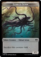 Manifest // Eldrazi Scion Double-Sided Token [Commander Masters Tokens] | Gam3 Escape