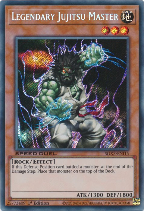 Legendary Jujitsu Master [SGX3-ENI15] Secret Rare | Gam3 Escape