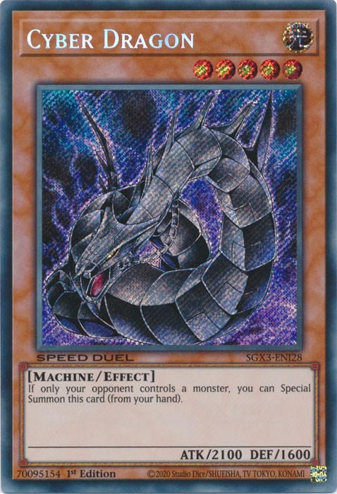 Cyber Dragon [SGX3-ENI28] Secret Rare | Gam3 Escape