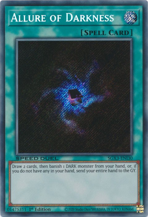 Allure of Darkness [SGX3-ENI30] Secret Rare | Gam3 Escape