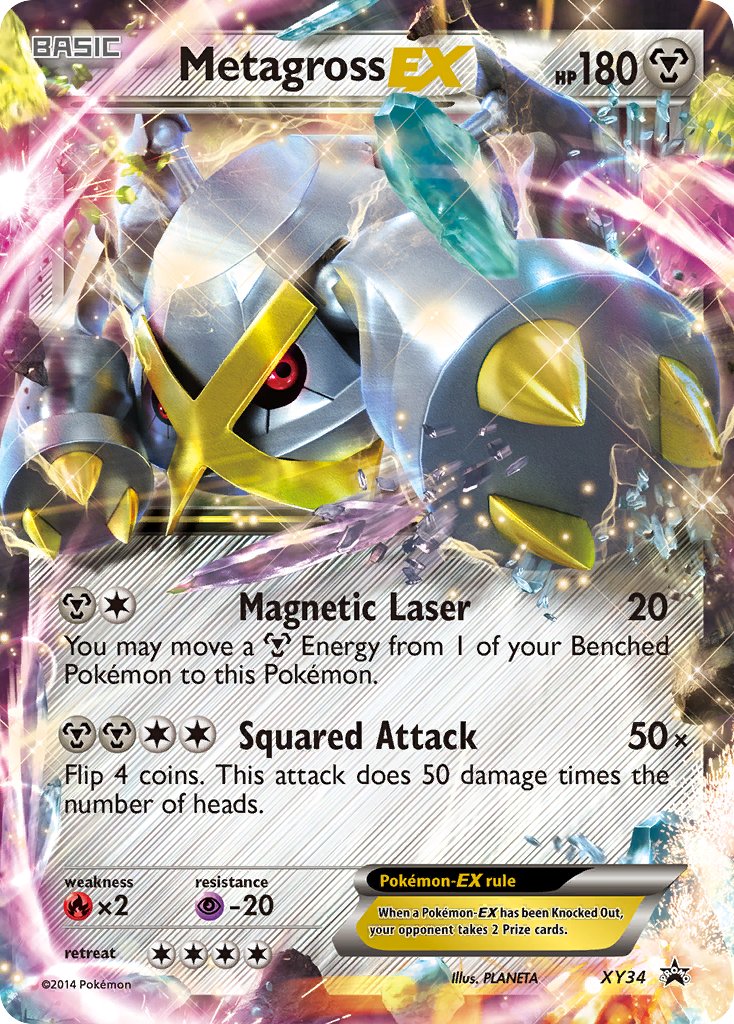 Metagross EX (XY34) [XY: Black Star Promos] | Gam3 Escape