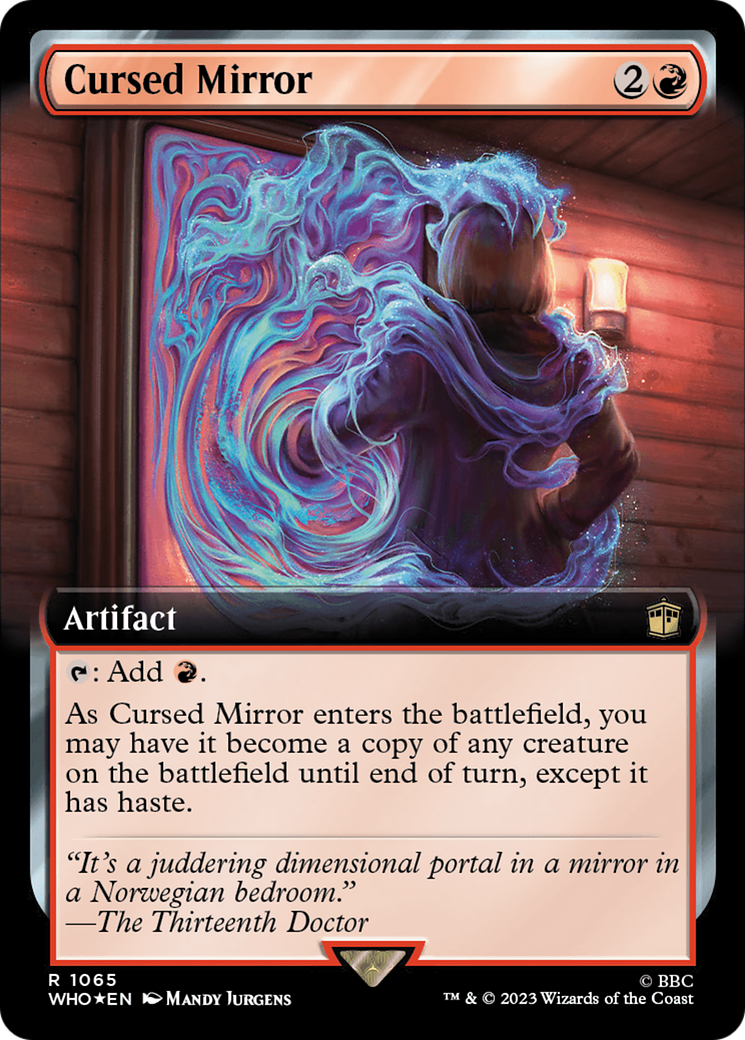 Cursed Mirror (Extended Art) (Surge Foil) [Doctor Who] | Gam3 Escape