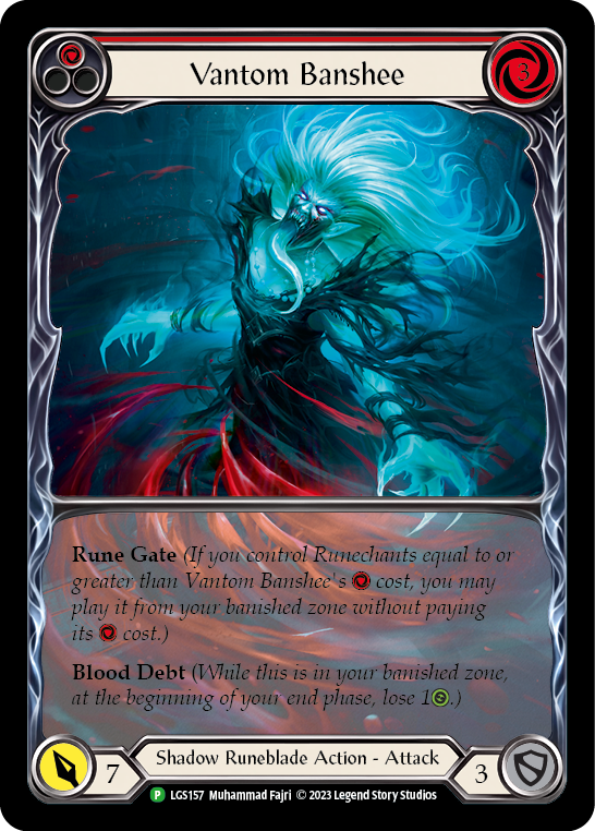 Vantom Banshee (Red) (Extended Art) [LGS157] (Promo)  Rainbow Foil | Gam3 Escape