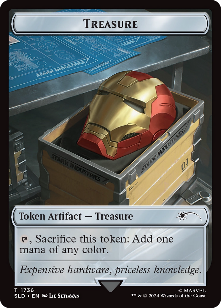 Treasure Token (1736) (Rainbow Foil) [Secret Lair Drop Series] | Gam3 Escape