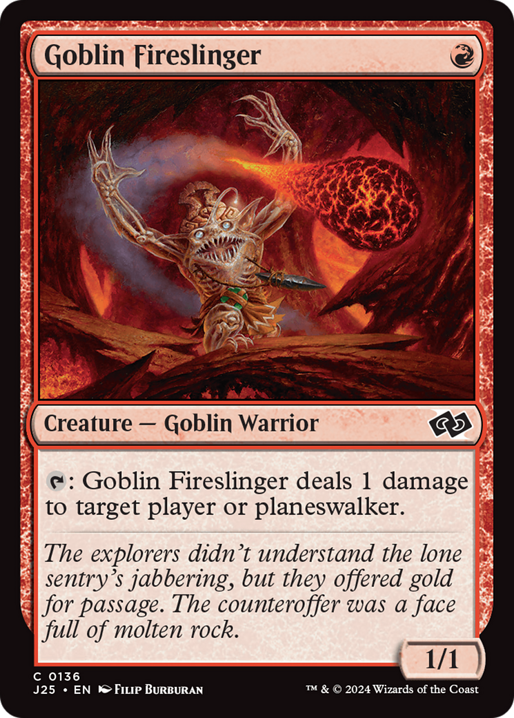 Goblin Fireslinger [Foundations Jumpstart] | Gam3 Escape