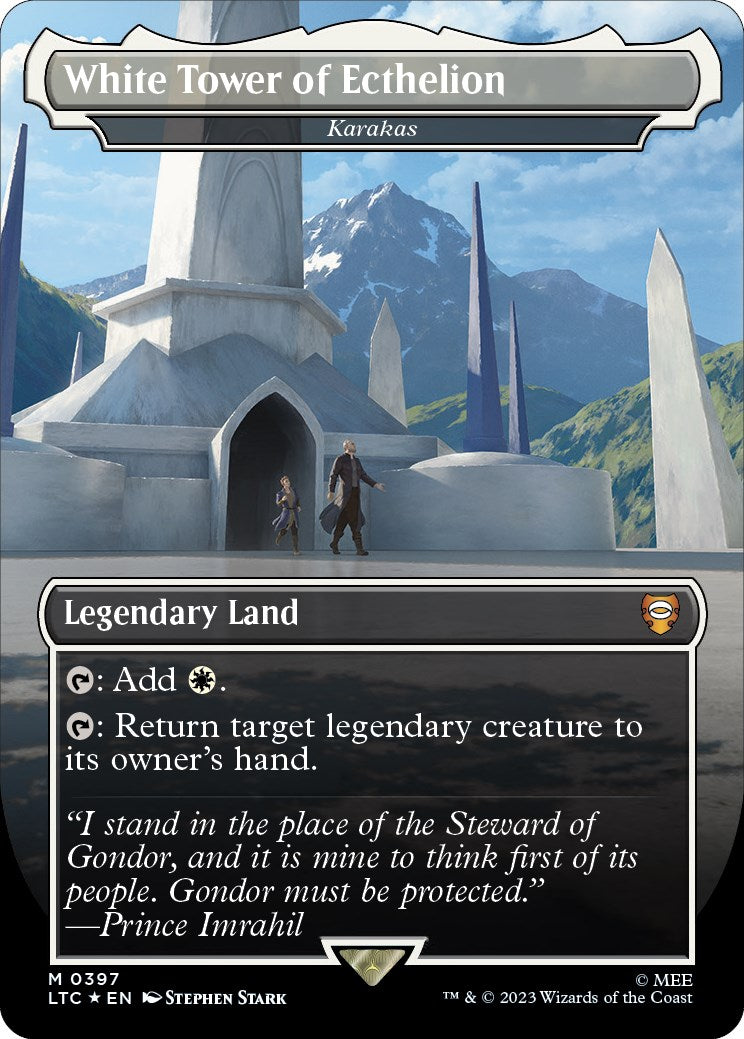 White Tower of Ecthelion - Karakas (Surge Foil Realms and Relics) [The Lord of the Rings: Tales of Middle-Earth Commander] | Gam3 Escape