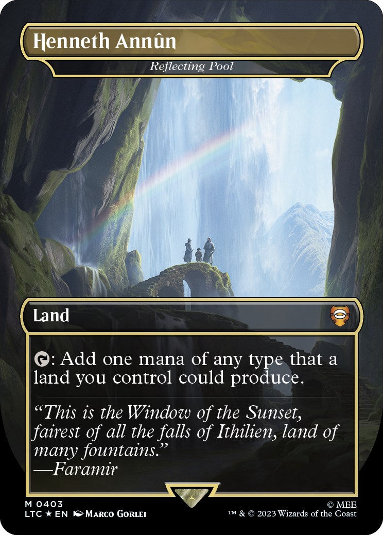 Henneth Annun - Reflecting Pool (Surge Foil Realms and Relics) [The Lord of the Rings: Tales of Middle-Earth Commander] | Gam3 Escape