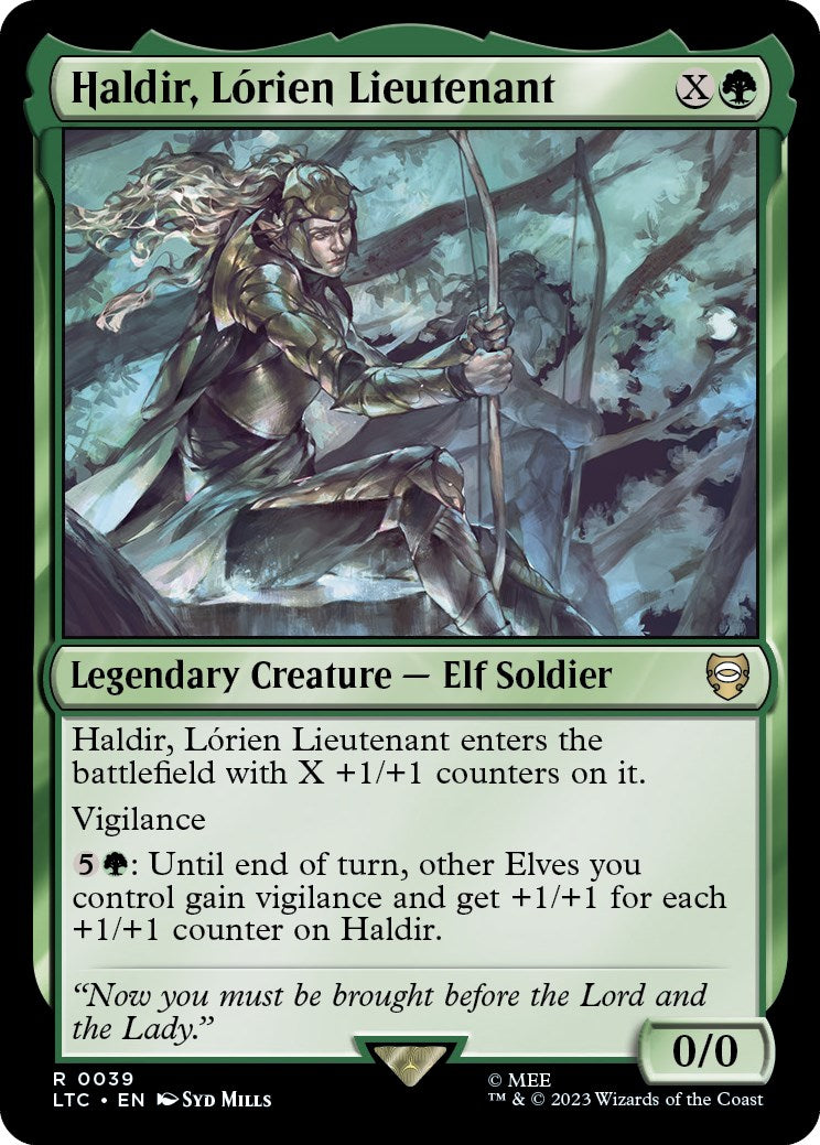 Haldir, Lorien Lieutenant [The Lord of the Rings: Tales of Middle-Earth Commander] | Gam3 Escape