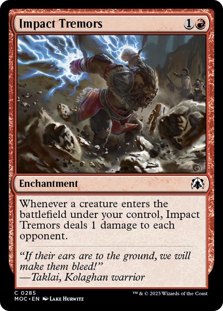 Impact Tremors [March of the Machine Commander] | Gam3 Escape